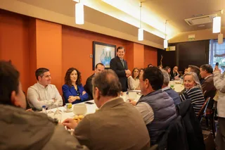 Alfonso Fernández Mañueco en Peñaranda de Bracamonte