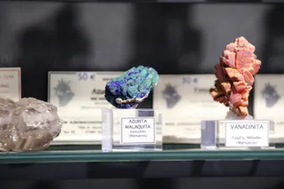 Inauguración de la feria de minerales