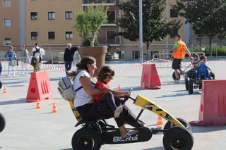 Una actividad celebrada durante una Semana de la Movilidad. ARCHIVO 