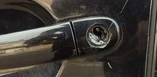 Vehículo forzado en Carbajosa -Carbajosa Noticias