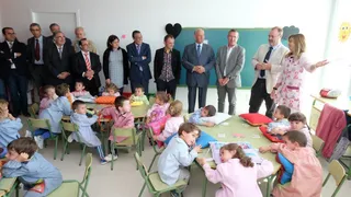 Fernando Rey inaugura el nuevo Colegio de Educación Infantil y Primaria de Villares de la Reina