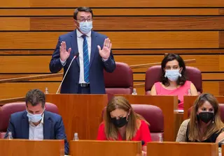 Fernando Pablos durante su intervención en las Cortes