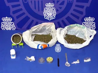 Foto de lo incautado por los agentes | Foto: Policía Nacional