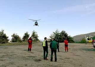 Se reanuda la búsqueda del montañero desparecido en Béjar (2). FOTOS ICAL