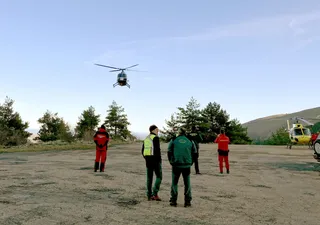 Se reanuda la búsqueda del montañero desparecido en Béjar (2). FOTOS ICAL