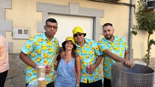 Ambiente en la fiestas de Pereña de la Ribera