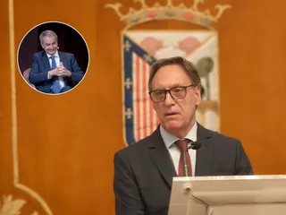 Carlos García Carbayo y José Luis Rodríguez Zapatero