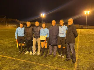 Despedida de Victoria Tarna como colegiada de fútbol en Salamanca 2