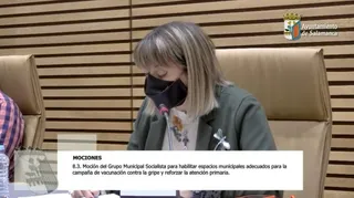 María García Pleno municipal 1