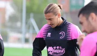 Raúl Beneit, en una sesión de entrenamiento en el anexo al Reina Sofía | FOTO SALAMANCA24HORAS.COM