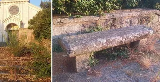 Denuncian el abandono del entorno de la iglesia de 'Los Pinos'