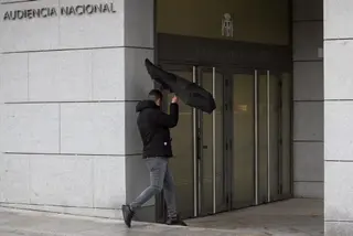 Manuel Blanco llegando a la Audiencia Nacional | EP