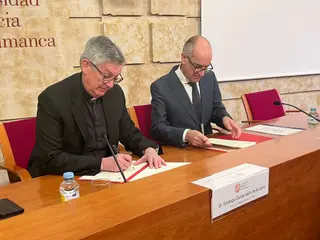 Santiago García-Jalón de la Lama y Javier Iglesias