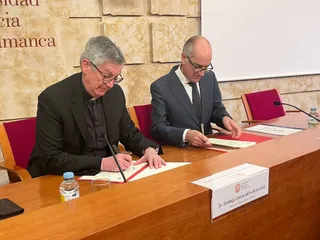 Santiago García-Jalón de la Lama y Javier Iglesias