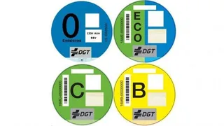 Pegatinas dgt