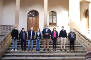 Presentación de los paneles informativos sobre la Batalla de Arapiles