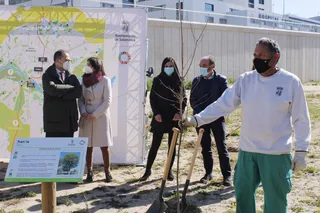 El Ayuntamiento homenaje a los profesionales que luchan contra el COVID-19 con la semilla del ‘Bosque de los Sanitarios’