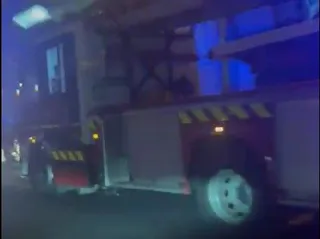 Incendio en una vivienda en la avenida de Portugal