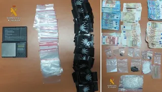 Dos detenidos con un narcomercado para el festival de música en Sotoserrano