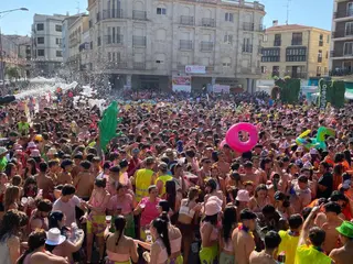 Imagen del chupinazo en Guijuelo durante las fiestas de 2025 | Ayuntamiento de Guijuelo