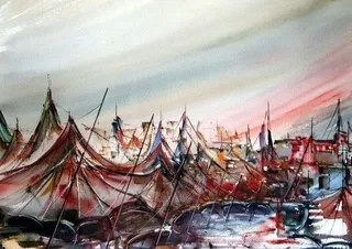 Exposición acuarelas de Antoni Cano