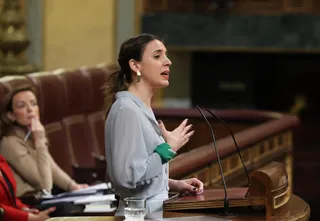 La ministra de Igualdad, Irene Montero, en el Congreso de los diputados. Foto Marta Fernández-EP