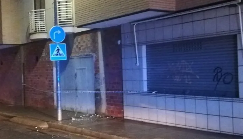 Desprendimiento de cornisa en Santa Marta