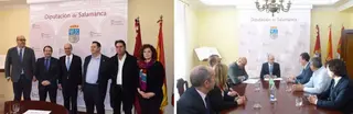 Javier Iglesias se reúne con las directivas de Confaes y la nueva Confederación de Empresarios