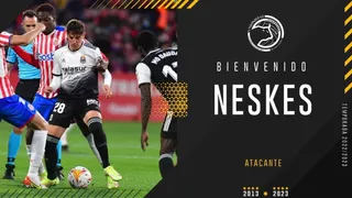 Neskes, durante un Sporting - Cartagena | FOTO UNIONISTAS CF