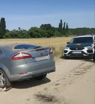 Vehículo de la persona desaparecida. Guardia Civil de Salamanca