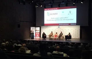 Alumni-Universidad de Salamanca debate sobre ciberseguridad en la presentación de su capítulo en Madrid