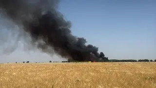 Incendio planta de Residuos de Gomecello