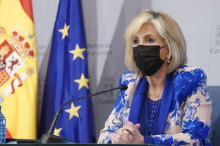 Verónica Casado, en la rueda de prensa de este jueves. | FOTO: ICAL
