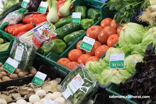 Verdura fruta comida mercado copia