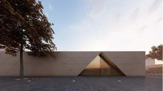 Proyección del nuevo edificio del archivo de la Diputación de Salamanca
