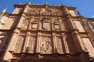 Fachada de la Universidad de Salamanca.