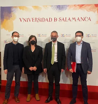 El PSOE mantiene un encuentro con el Rector de la Universidad de Salamanca donde se debate el modelo socialista para las Universidades
