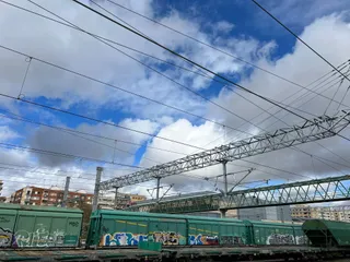 Vías del tren. Foto de archivo (1)