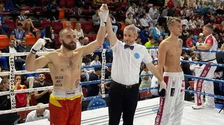 Jaime Lizana en el Wako World Championship de Albufeira