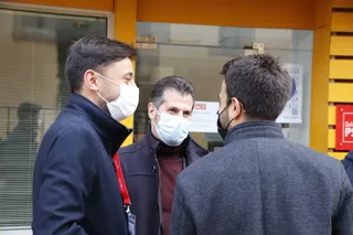 Luis Tudanca, inaugura el XIV Congreso de Juventudes Socialistas de Castilla y León junto al secretario general el JJSSCyL, Fran Díaz