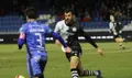 Carlos de la Nava durante un partido contra el Ourense. 