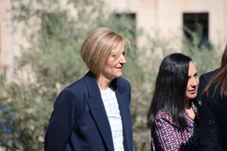 Lourdes Sierra en la presentación de la candidatura del PP al Ayuntamiento de Salamanca