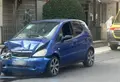 Uno de los vehículos accidentados en Béjar