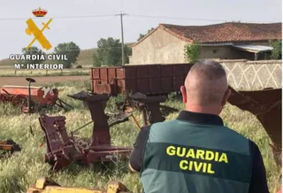 La Guardia Civil investiga a dos residentes en Salamanca por el robo de material agrícola