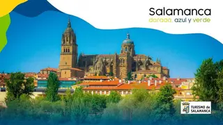 Salamanca dorada azul y verde. Foto: salamanca.es