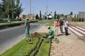 Santa Marta amplía el riego del parterre de la avenida de Madrid