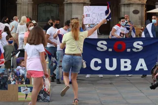 Manifestación de apoyo a Cuba (17)