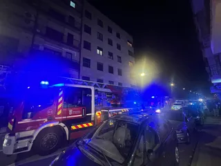 Gran despliegue de Bomberos y Policía por un incendio en Salamanca