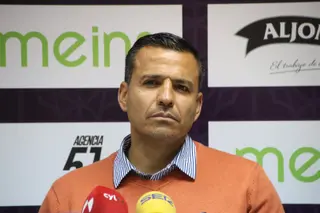 Rafa Dueñas en rueda de prensa