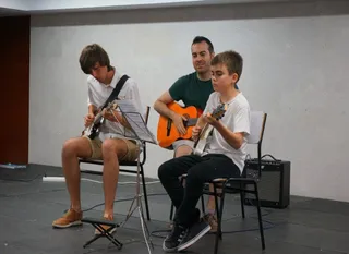 Audición de fin de curso en la Escuela de Música de Villares de la Reina